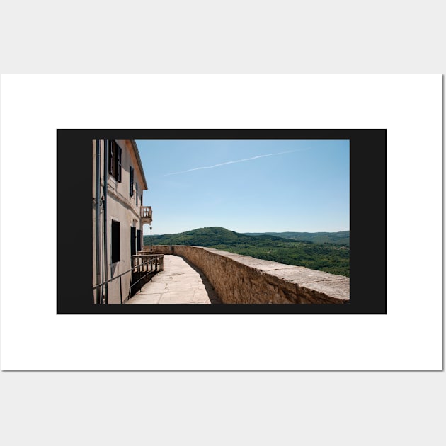 Buildings in Motovun Wall Art by jojobob